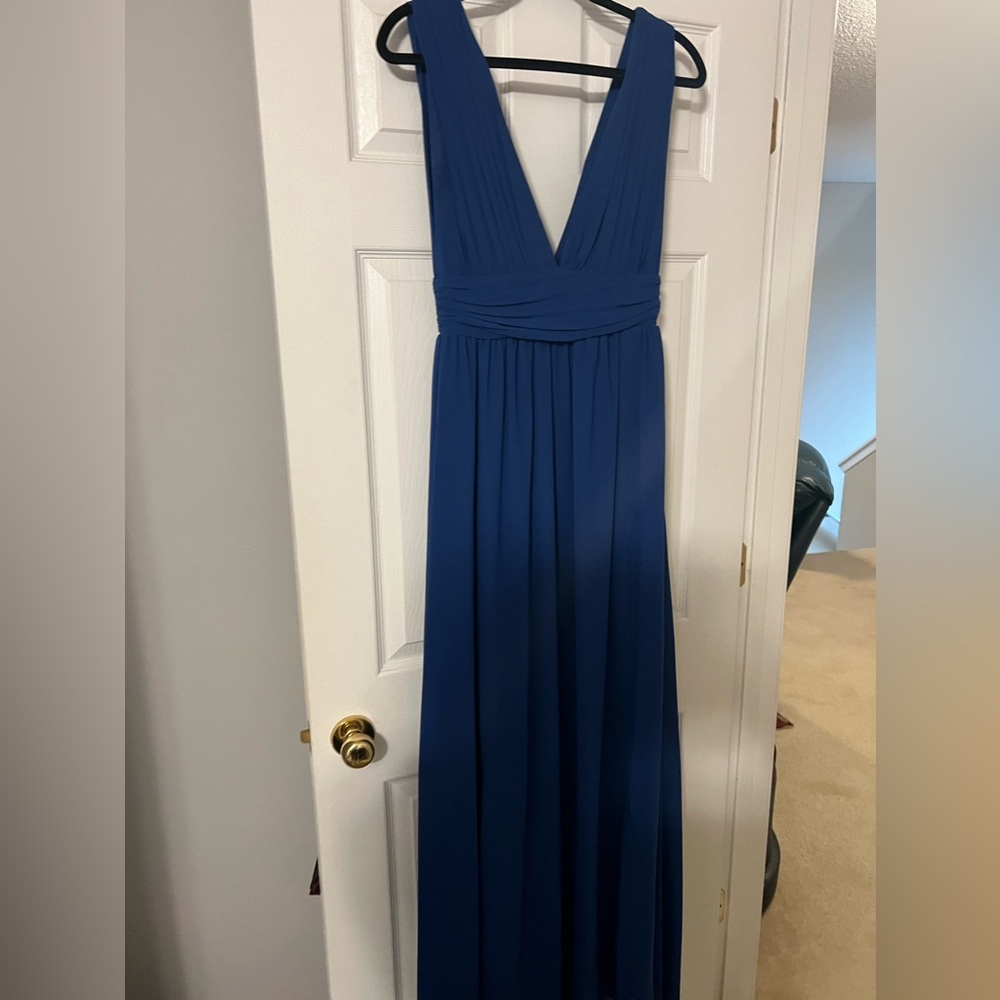 Blue lulus prom or formal dress!!